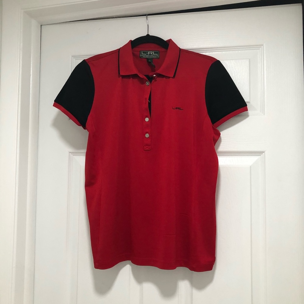 - Lauren Ralph Lauren women polo shirt, L